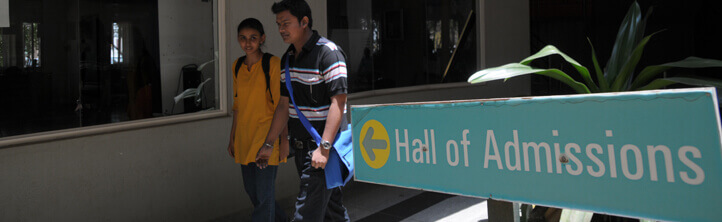 Hall of Admission Dayananda Sagar Institutions